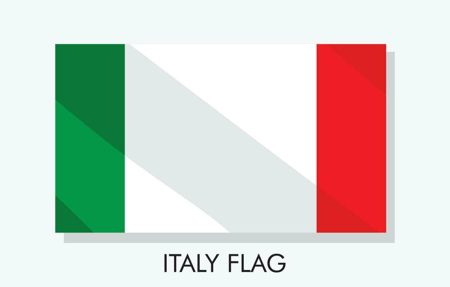 une drapeau de Italie vecteur illustration de Italie drapeau et vecteur illustration modèle bannière conception Italie nationale journée