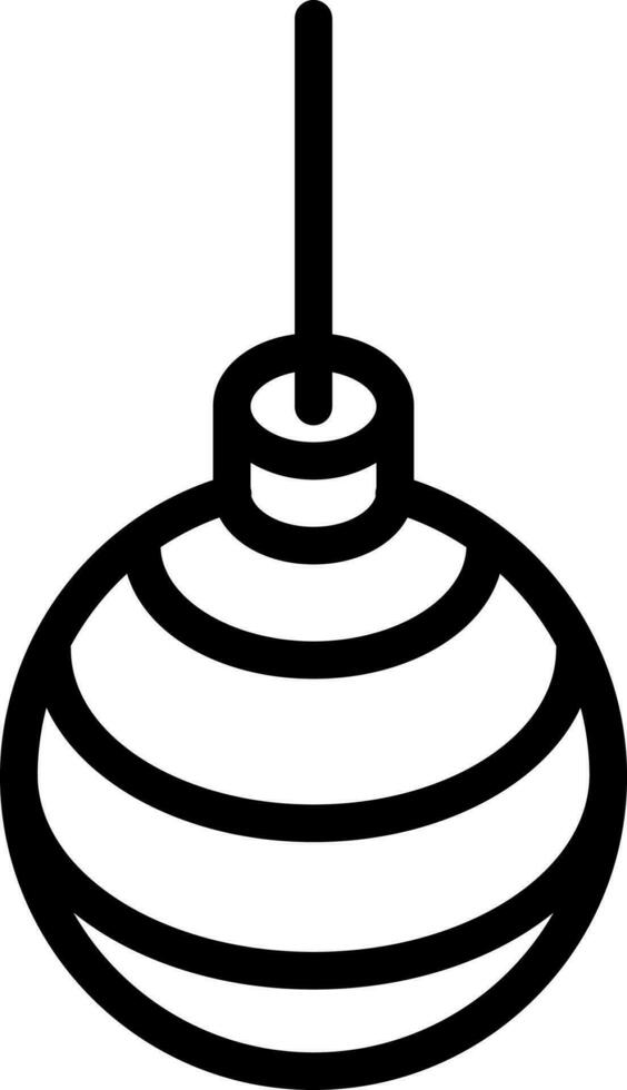 illustration de babiole icône dans mince ligne art. vecteur