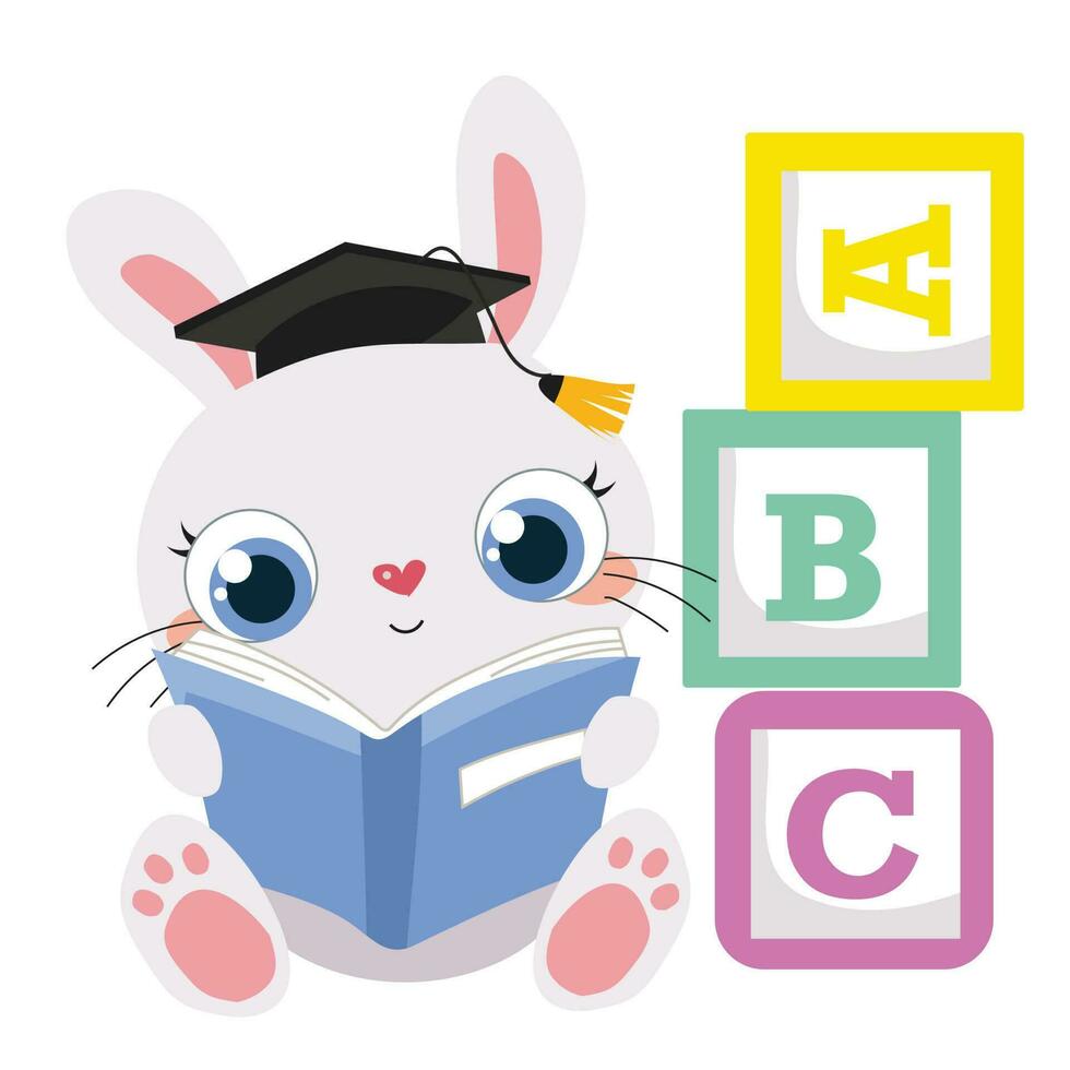 l'obtention du diplôme clipart pour les enfants. vecteur déposer.