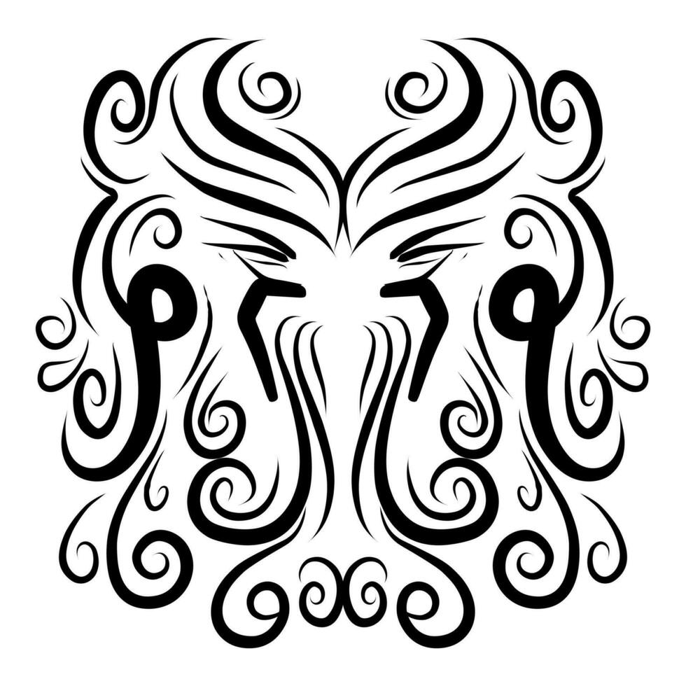 illustration de une tribal tatouage image vecteur
