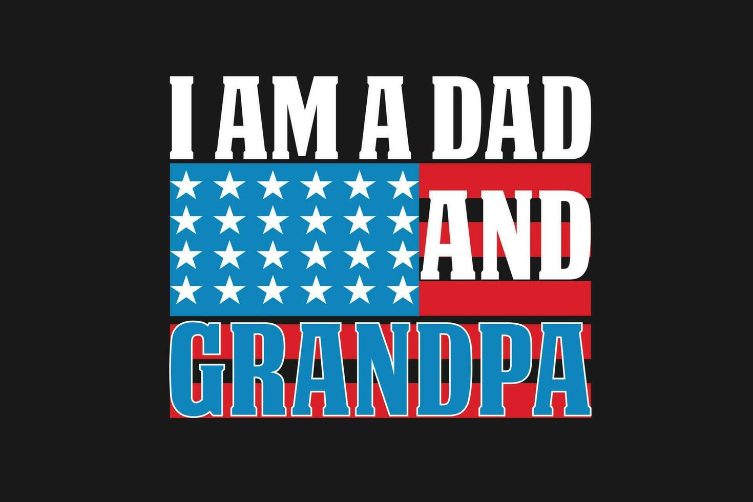 je un m une papa et grand-père vecteur