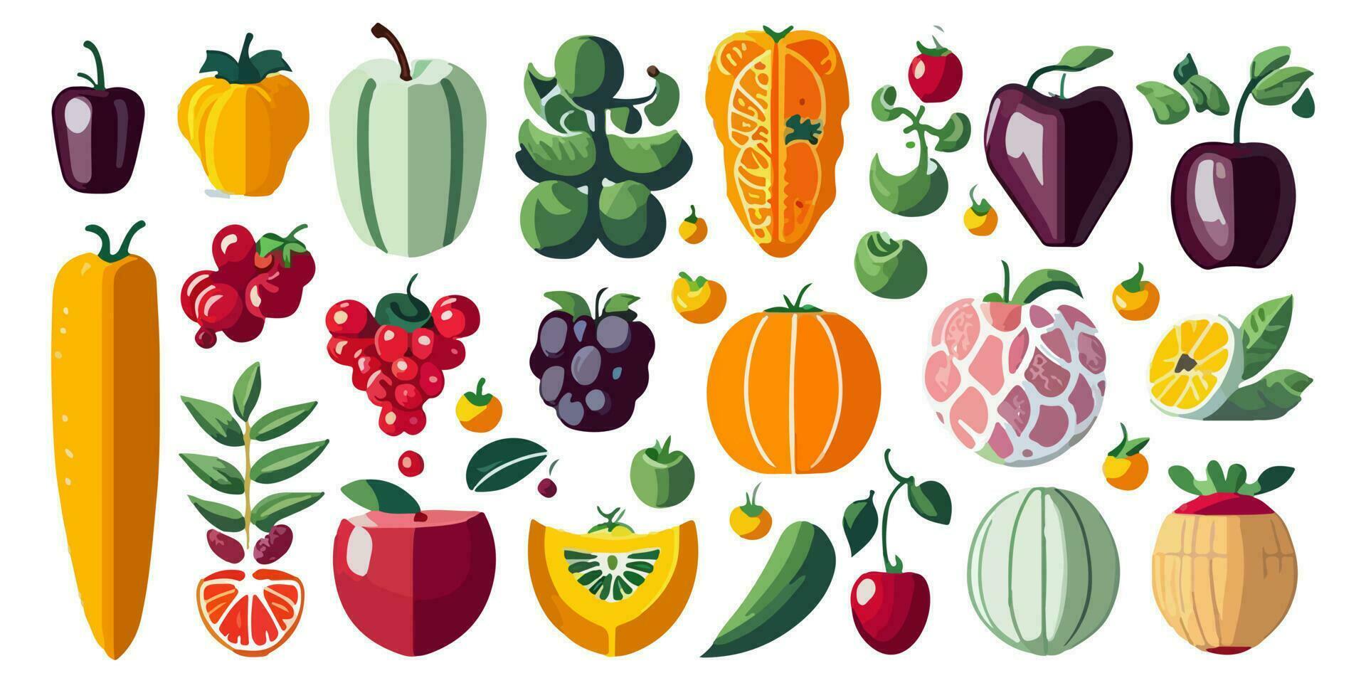 vecteur illustration de coloré et rafraîchissant fruit sucettes glacées