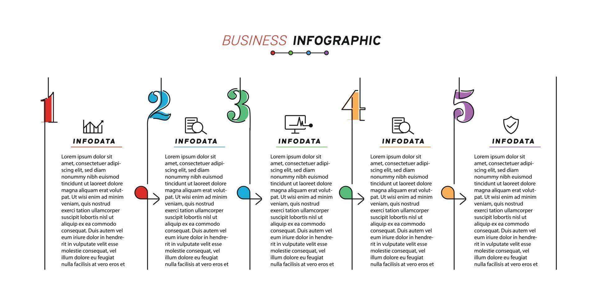 éléments de conception d & # 39; infographie d & # 39; entreprise ensemble d & # 39; infographie 3d vecteur