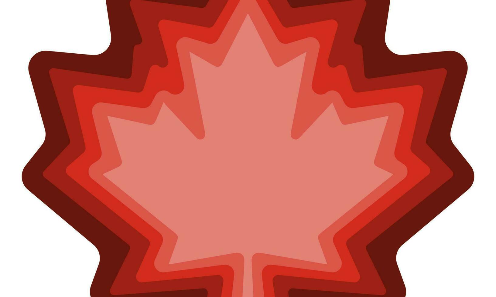 Canada journée bannière Contexte avec rouge érable papercut effet. vecteur illustration avec endroit pour votre texte