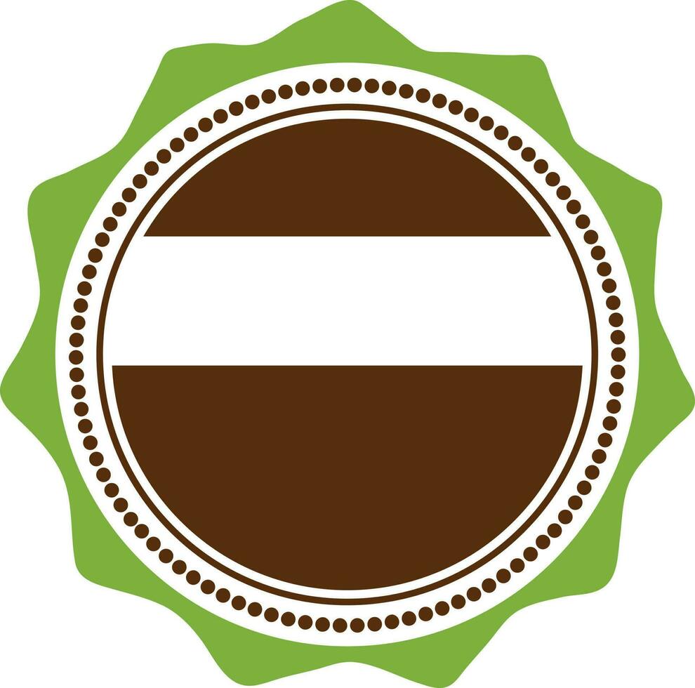 Vide badge, étiquette ou étiquette conception. vecteur