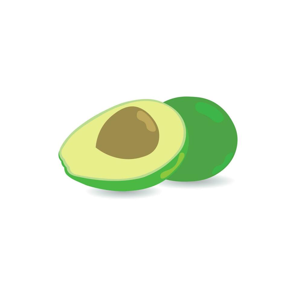 Avocat fruit illustration conception vecteur