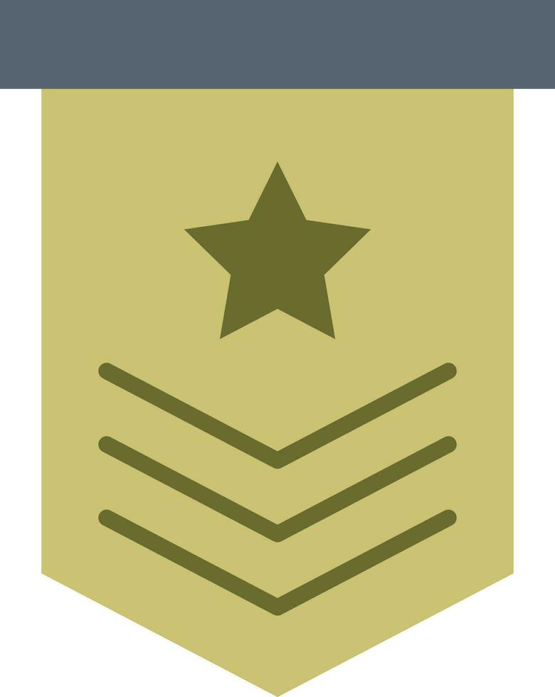 militaire icône vecteur image.