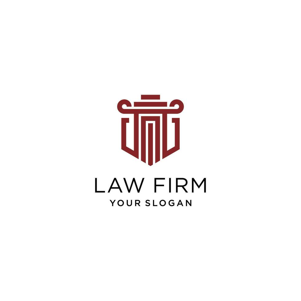 avocat logo vecteur conception avec moderne Créatif style
