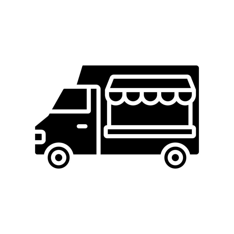 nourriture livraison icône vecteur. à emporter nourriture illustration signe. vite nourriture symbole ou logo. vecteur