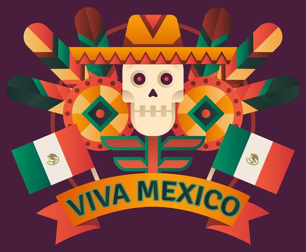 Illustration de Viva Mexico vecteur