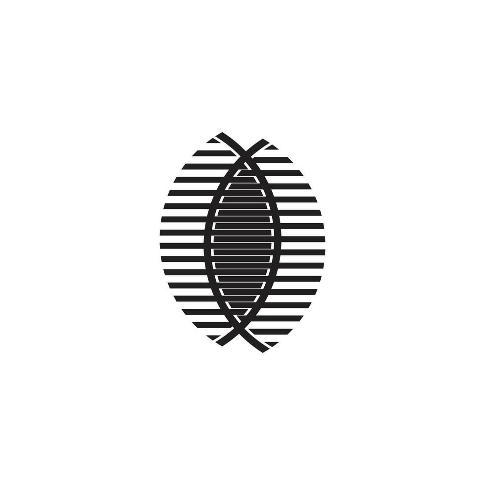 lié rayures lignes géométrique silhouette logo vecteur