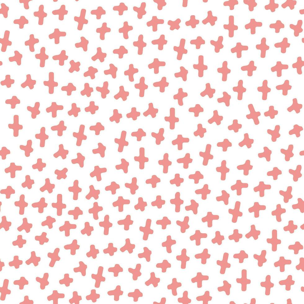 modèle sans couture abstrait avec des gribouillis. fond simple avec des gribouillis roses. illustration vectorielle dessinée à la main. parfait pour les décorations, le papier peint, le papier d'emballage, le tissu. vecteur