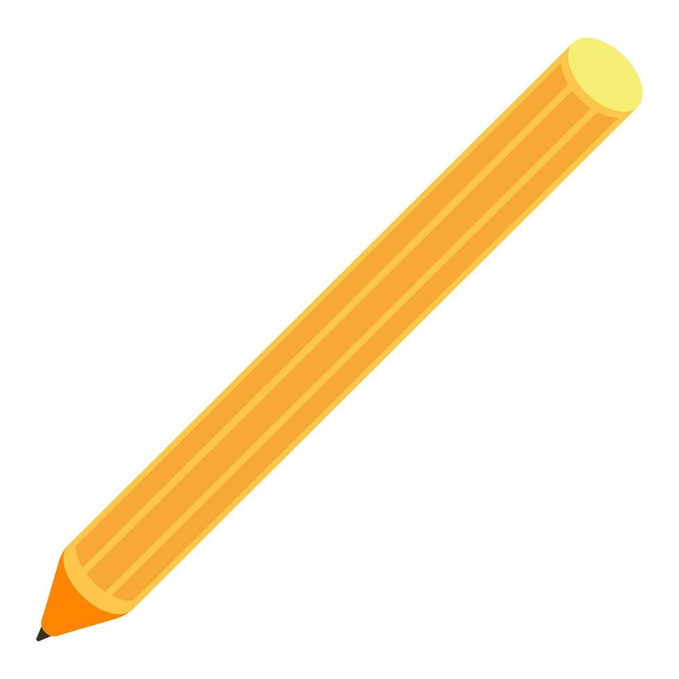 isométrique crayon icône dans 3d style. vecteur