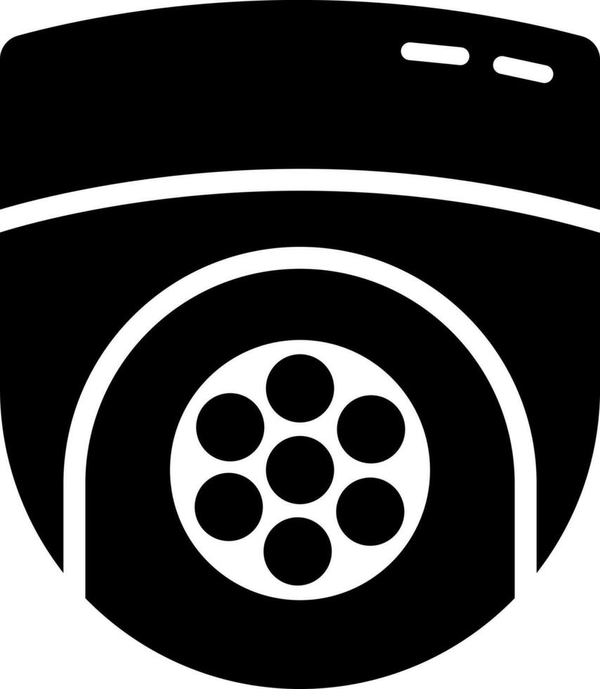 vecteur illustration de vidéosurveillance caméra icône.