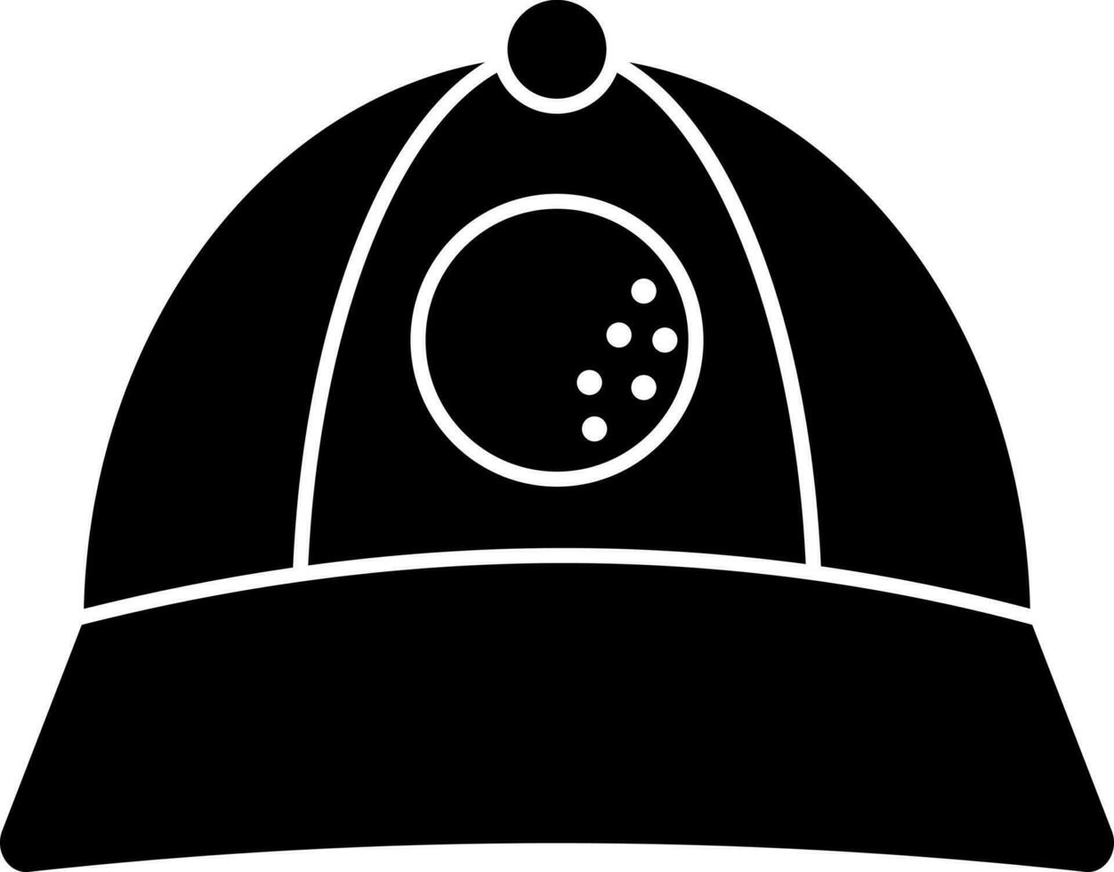 le golf casquette icône ou symbole. vecteur