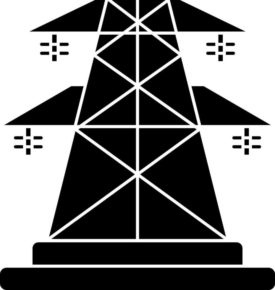 électrique la tour icône. vecteur