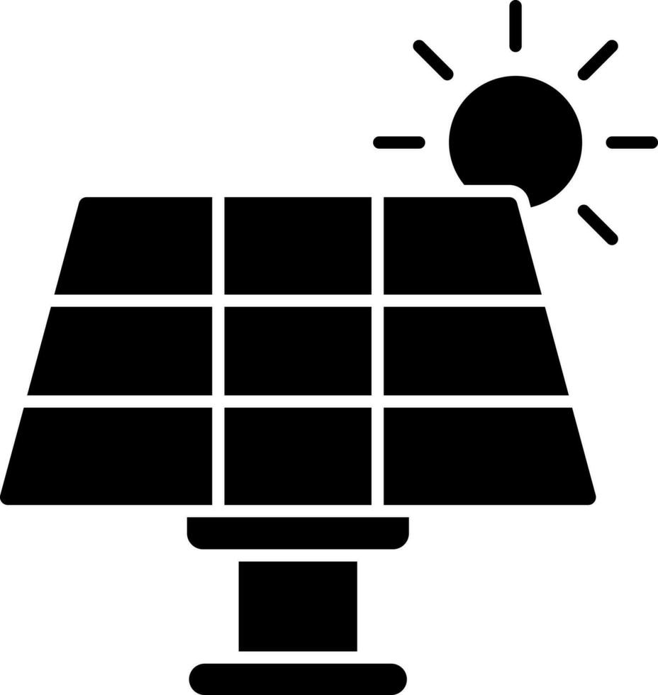 vecteur illustration de solaire panneau pour solaire énergie concept.