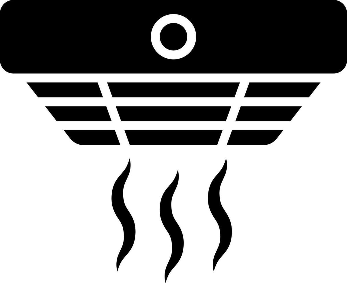 fumée détecteur icône ou symbole. vecteur