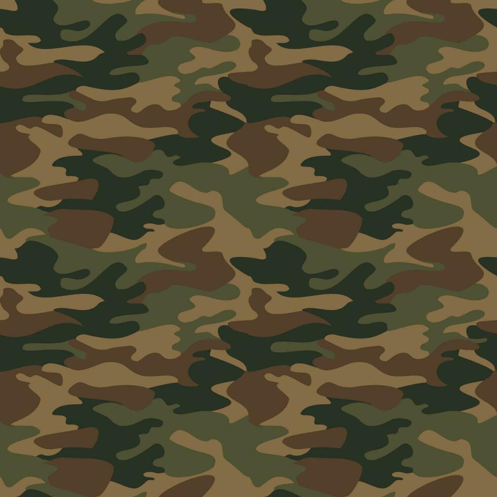 camouflage abstrait Contexte graphique conception, camo vert marron noir couleurs modèle sans couture vecteur illustration