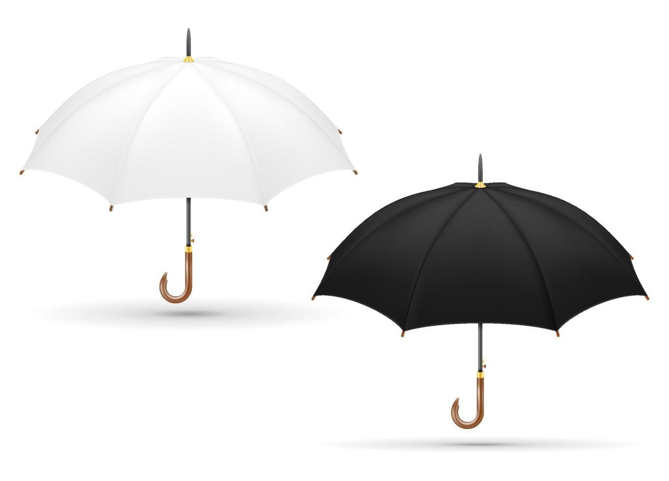 parapluie classique de pluie illustration vectorielle stock isolé sur fond vecteur
