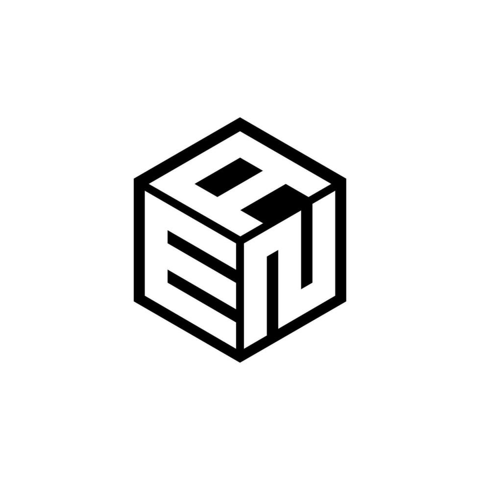 création de logo de lettre ena dans l'illustration. logo vectoriel, dessins de calligraphie pour logo, affiche, invitation, etc. vecteur