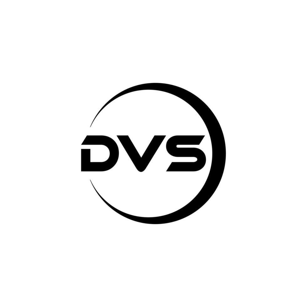 dvs lettre logo conception dans illustration. vecteur logo, calligraphie dessins pour logo, affiche, invitation, etc.