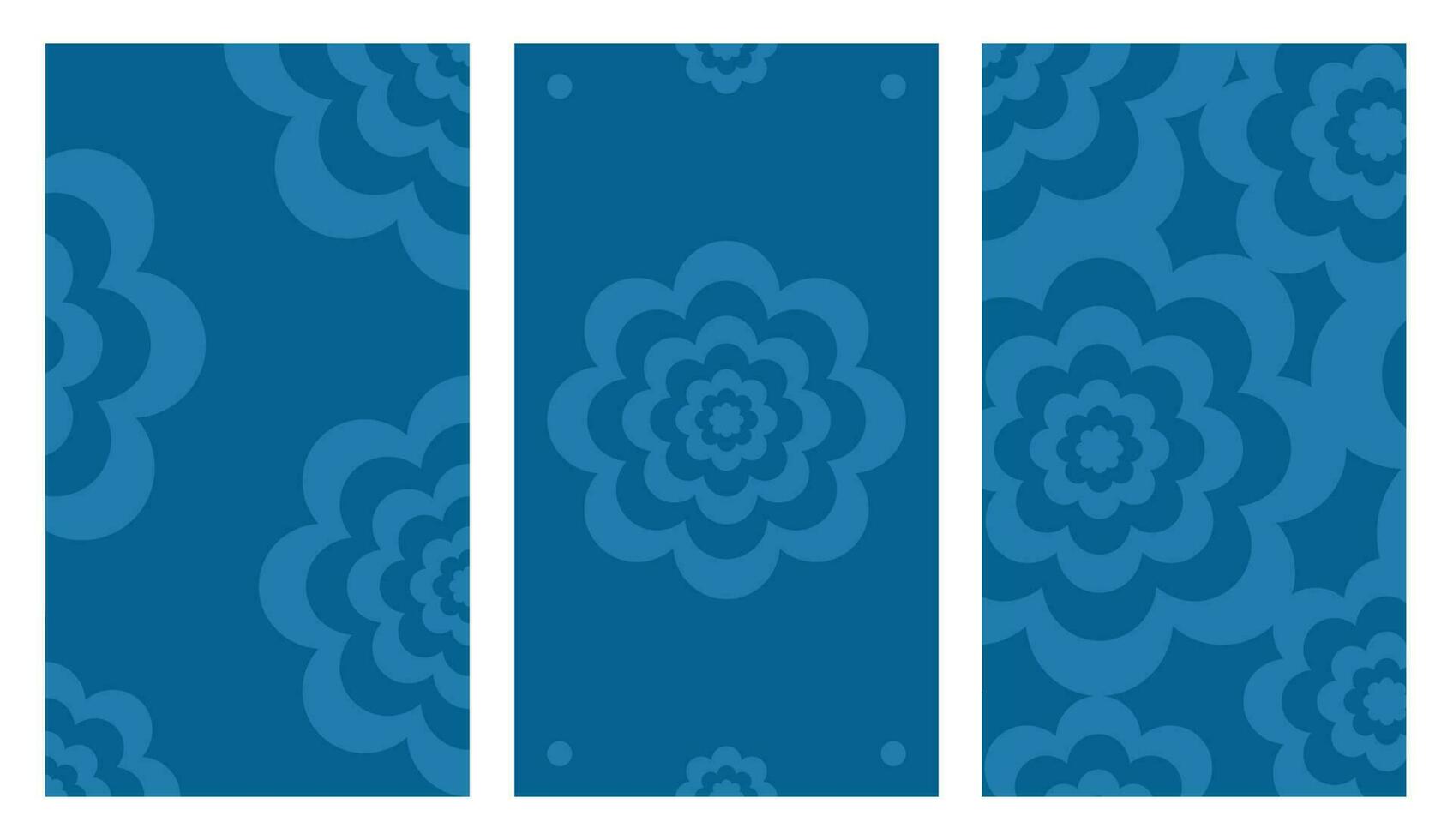 doux bleu Couleur fleur texture ensemble dans Facile moderne style, Contexte pour bannière, salutation carte, affiche ou La publicité vecteur