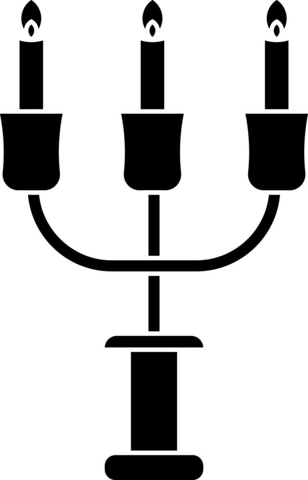 vecteur signe ou symbole de bougies rester.