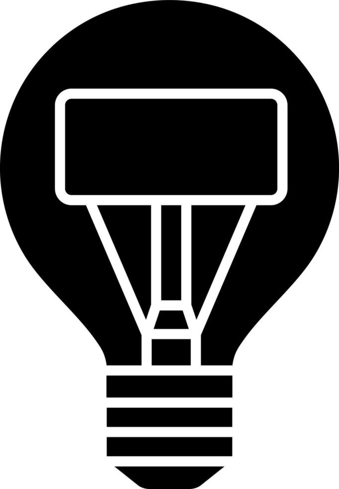 vecteur illustration de éclairage ampoule icône.