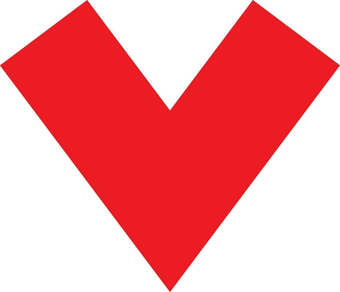isolé v logo sur Contexte. vecteur