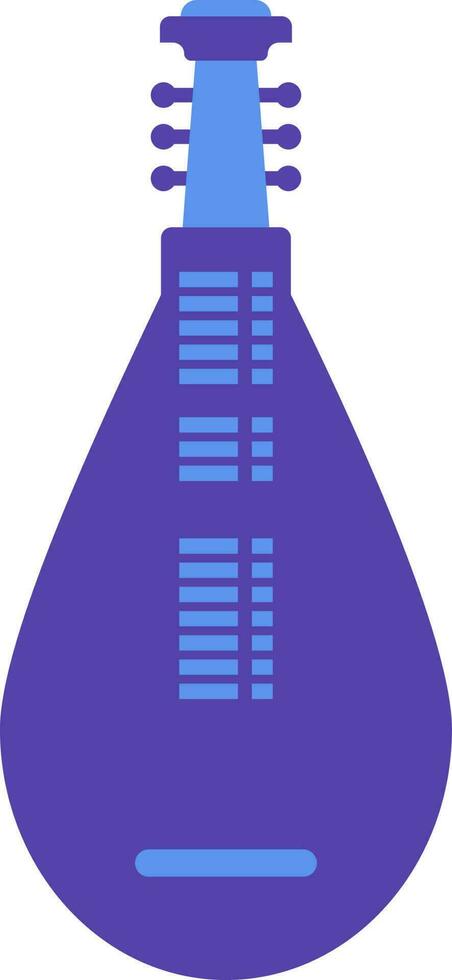 icône de Shanisen et biwa pour la musique instrument. vecteur
