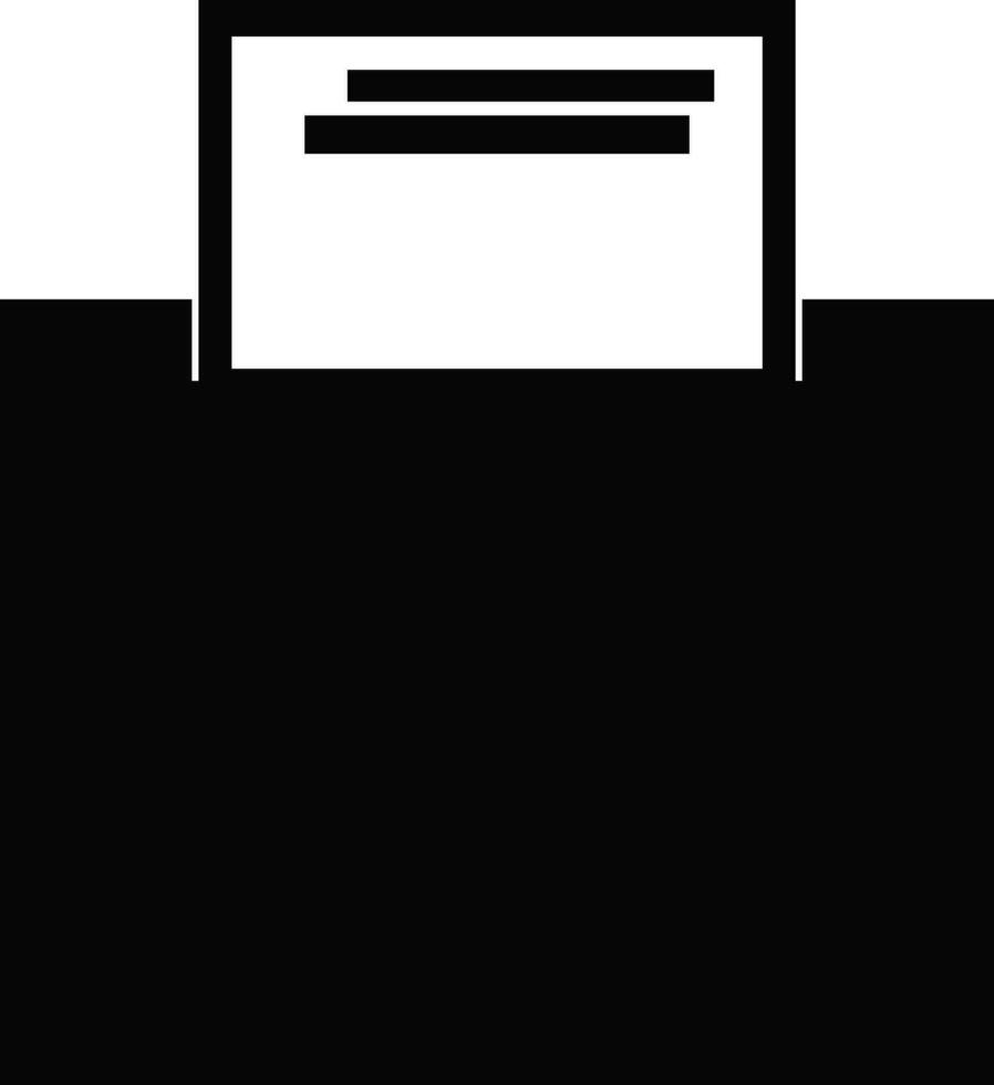 illustration de prix certificat icône sur bureau dans noir. vecteur