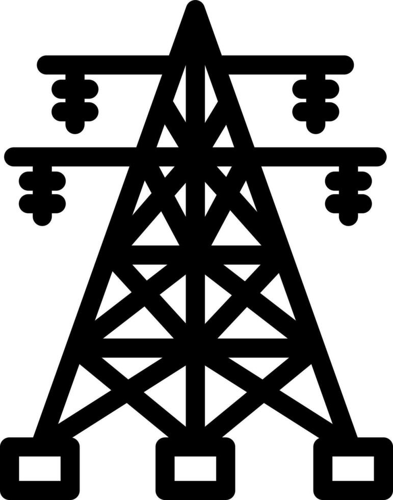 vecteur illustration de haute Tension Puissance icône.