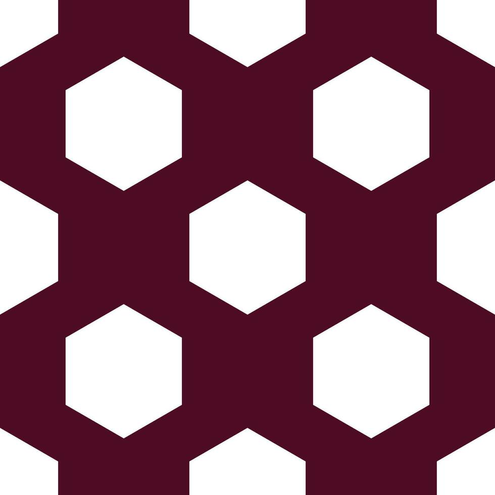 objectif net texture. sans couture football Balle ou Football net modèle. vecteur Contexte bannière. nid d'abeille cellules hexagone modèle. nationale couleurs de Qatar 2022