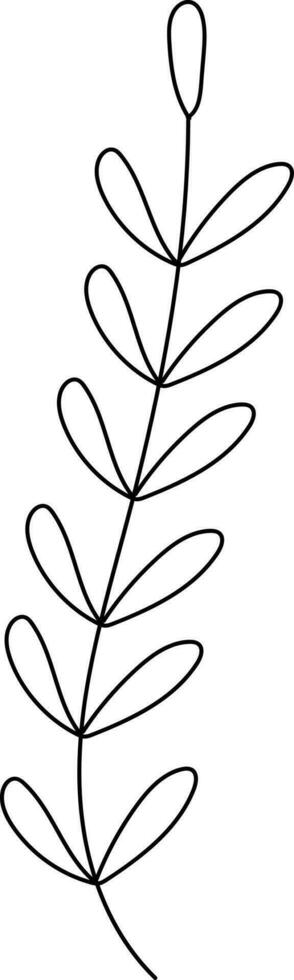 illustration de une fleur, noir et blanc fleur, botanique vecteur, contour, illustration, nature, fleur, été vecteur