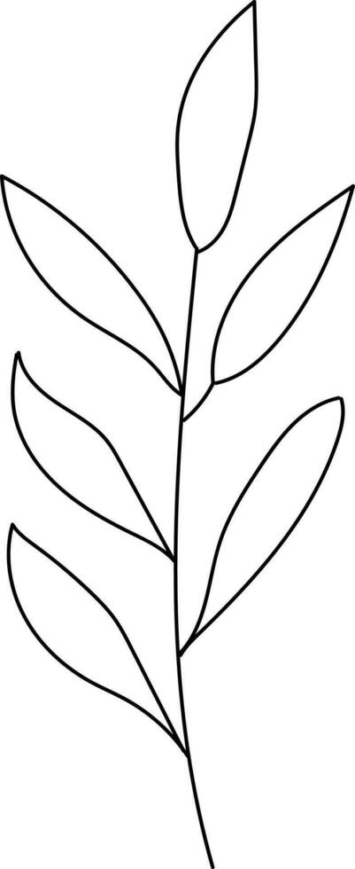 illustration de une fleur, noir et blanc fleur, botanique vecteur, contour, illustration, nature, fleur, été vecteur