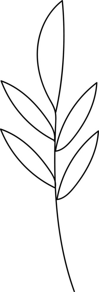 illustration de une fleur, noir et blanc fleur, botanique vecteur, contour, illustration, nature, fleur, été vecteur