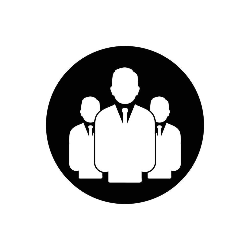 affaires personnes, groupe icône. arrondi bouton style modifiable vecteur eps symbole illustration.