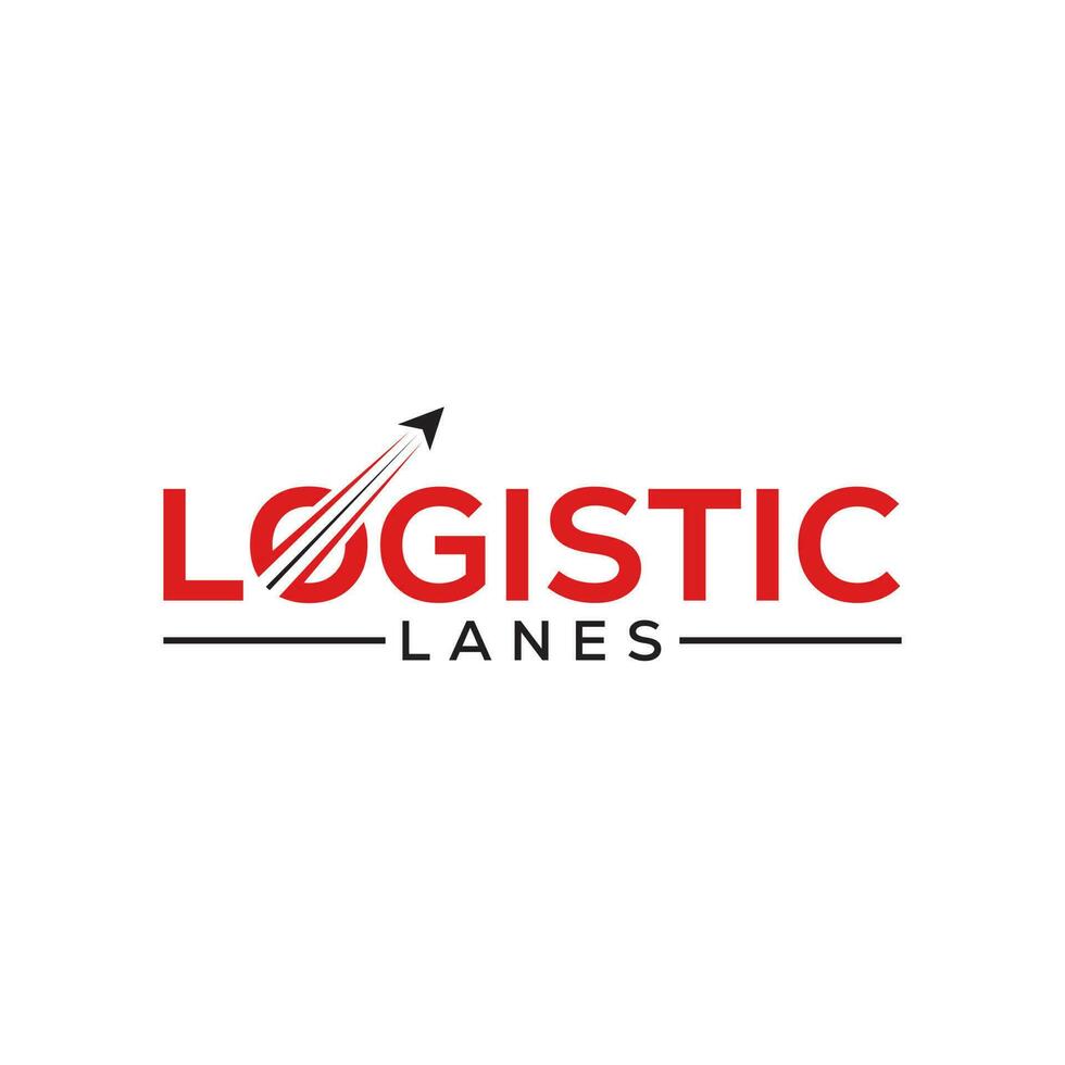 Créatif la logistique logo vecteur illustration