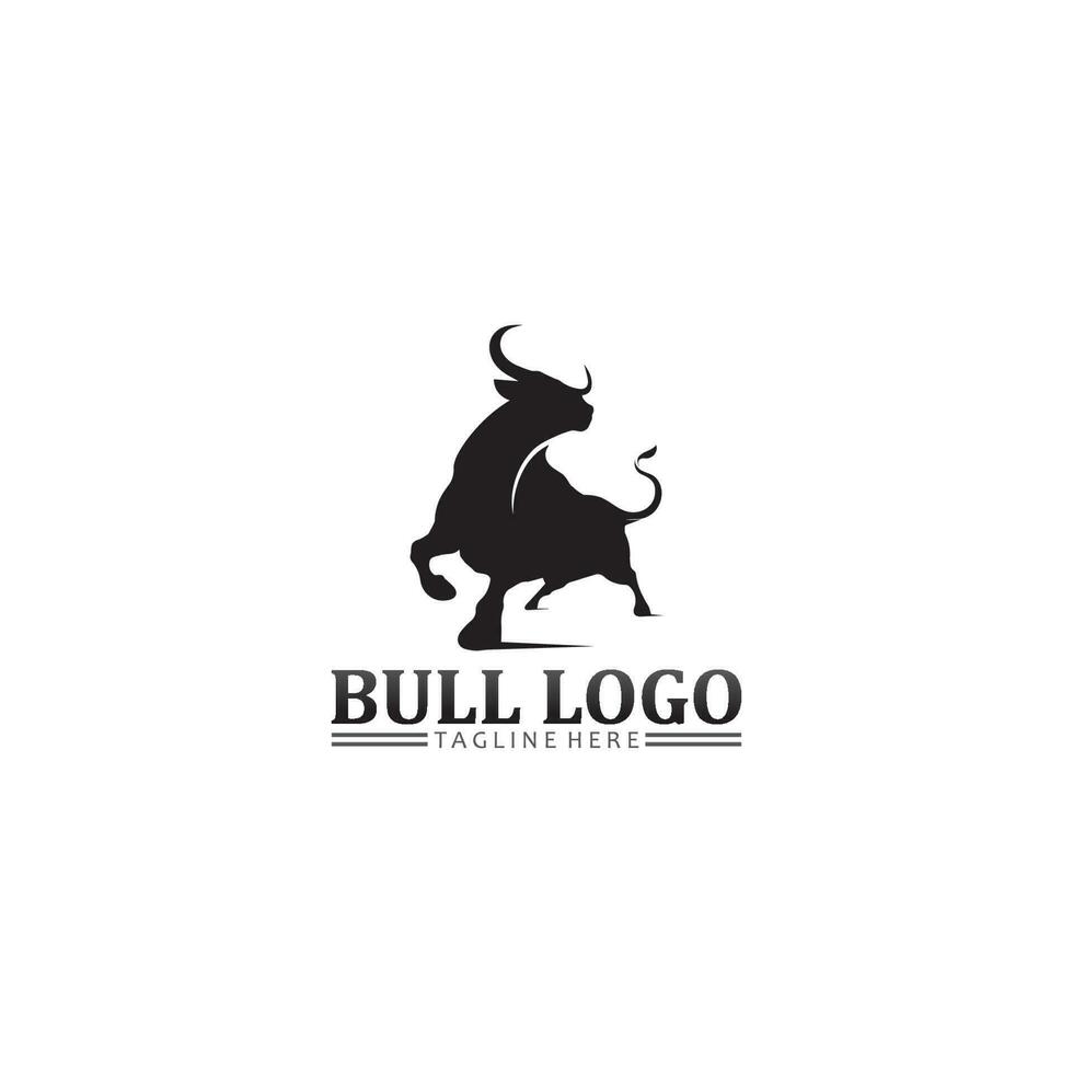 tête de buffle de taureau, vache, vecteur de conception de logo de mascotte animale pour buffle de corne de sport, animal, mammifères, logo de tête, sauvage, matador