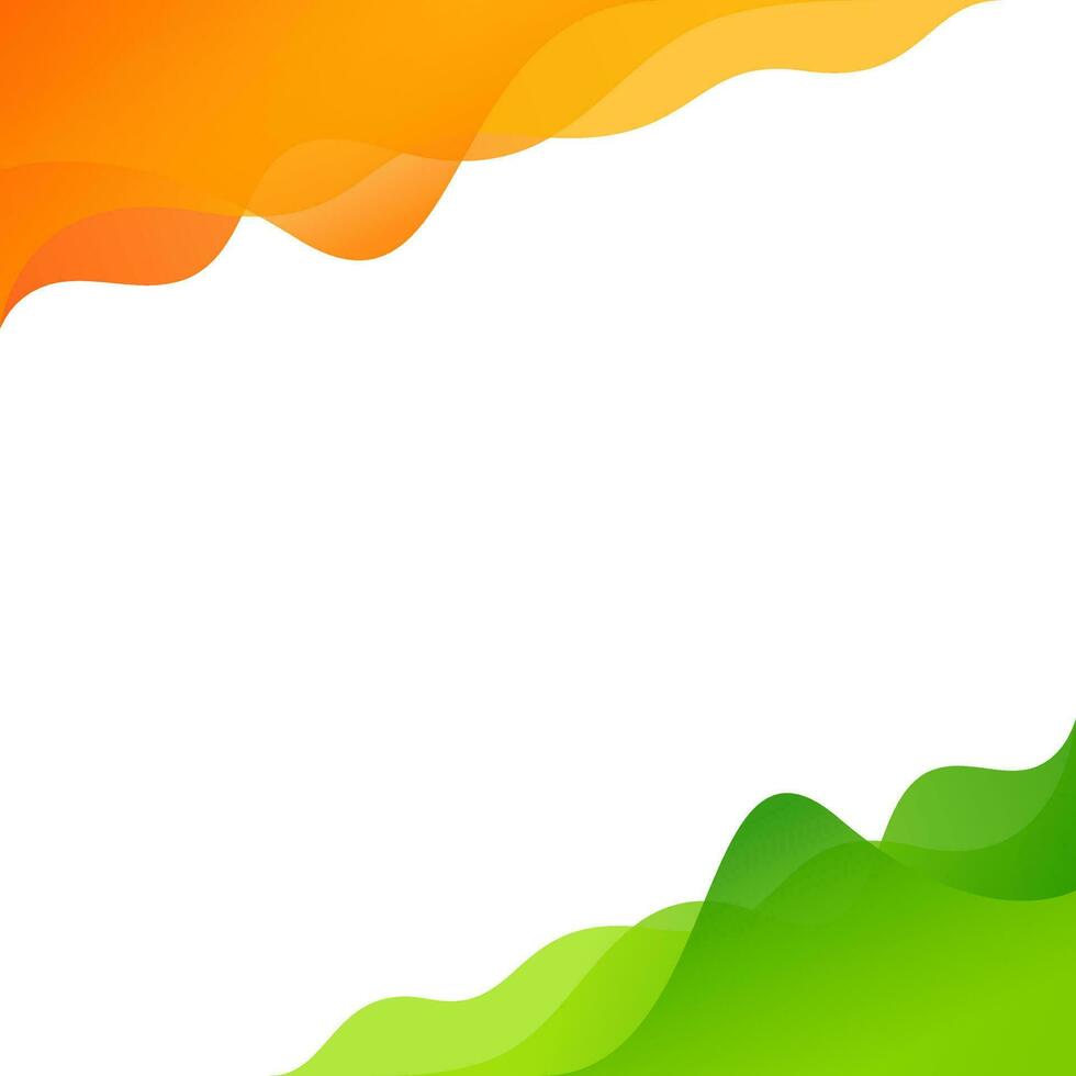 agitant Indien tricolore sur Contexte. vecteur