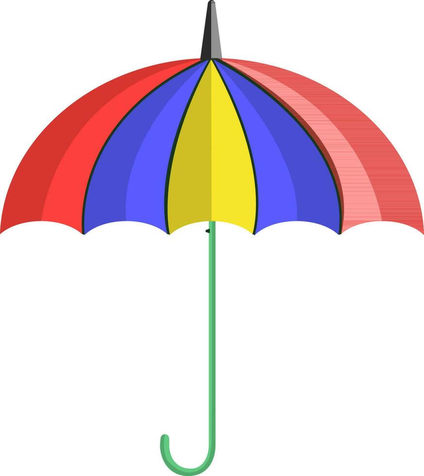 isolé parapluie dans plat style. vecteur