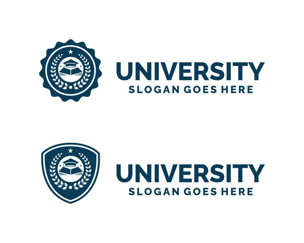 Université logo conception vecteur illustration