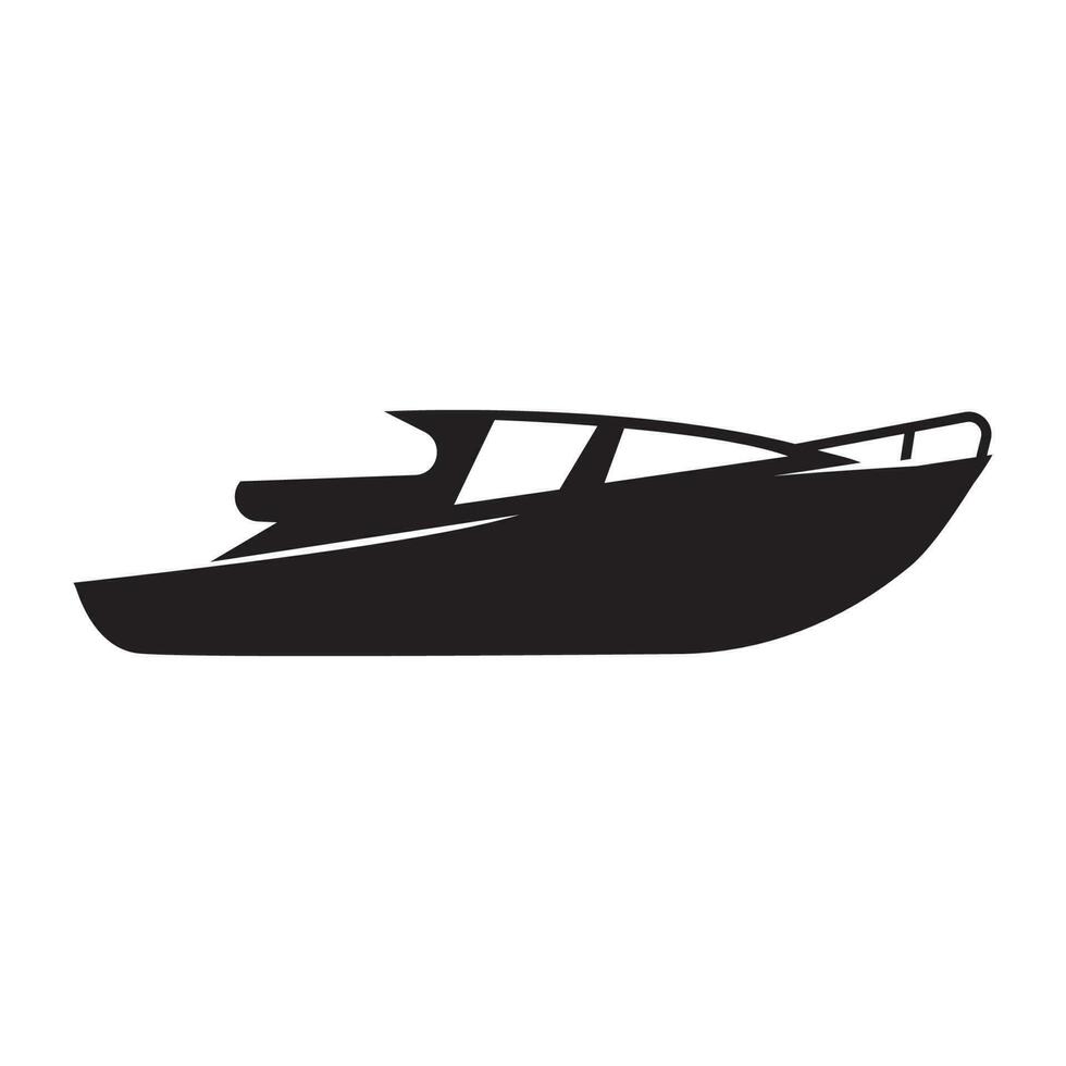 la vitesse bateau logo vecteur illustration icône conception modèle.