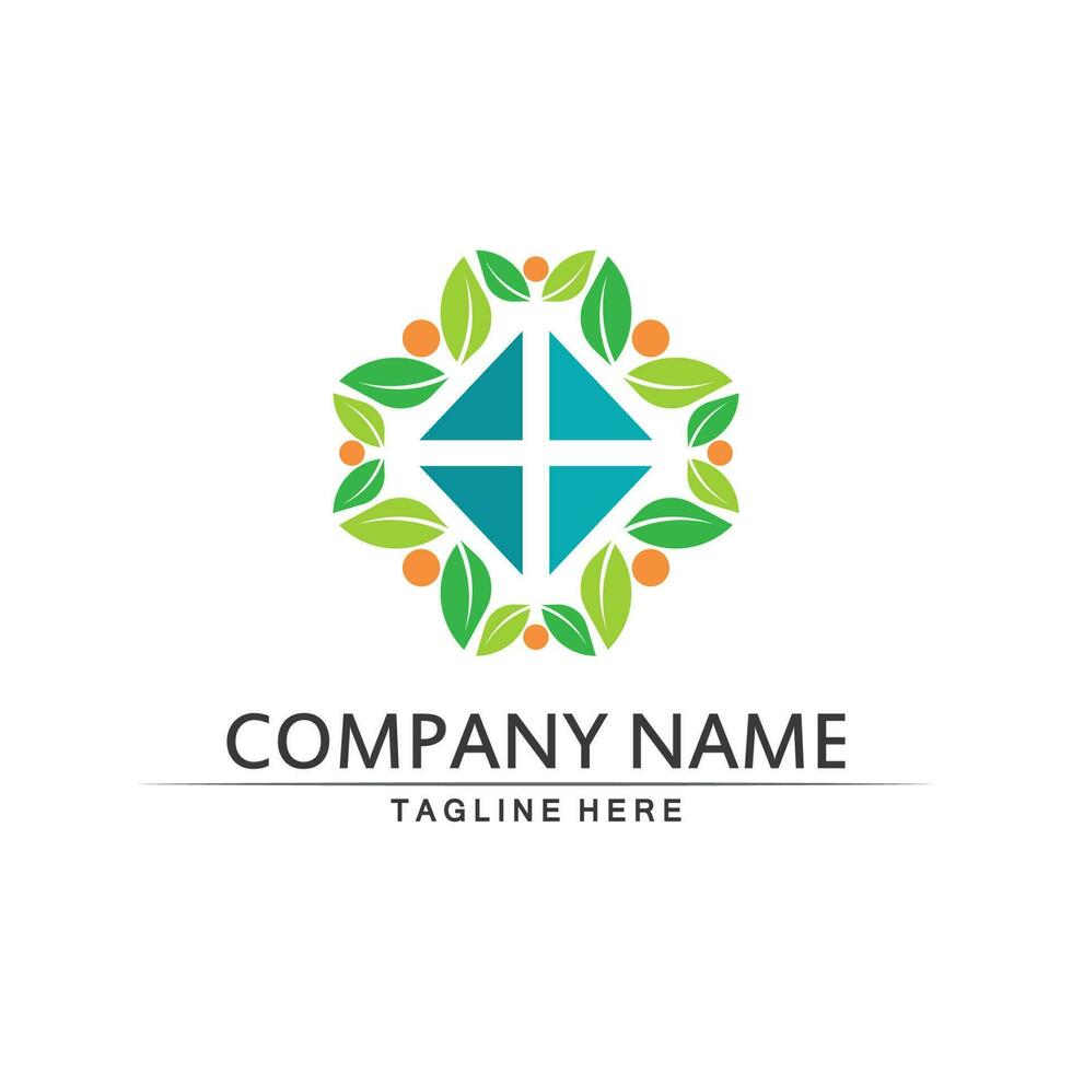 logo de personnes, équipe, succès, travail de personnes, groupe et communauté, vecteur de logo d'entreprise et d'entreprise et soins de conception, icône de la famille logo de réussite