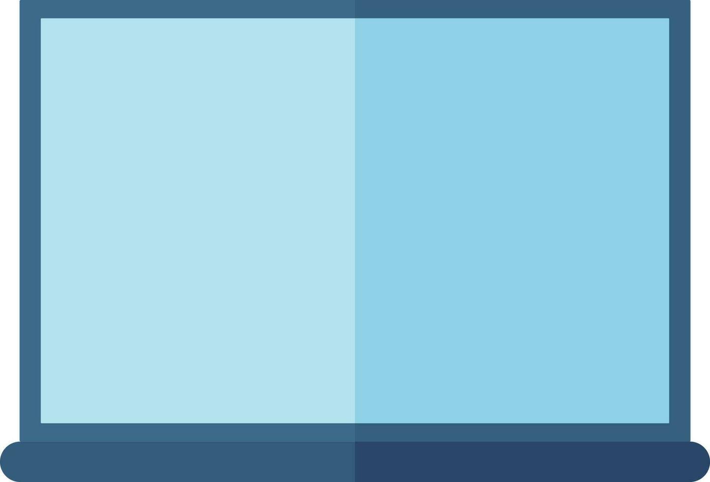 illustration de portable icône dans bleu couleur. vecteur