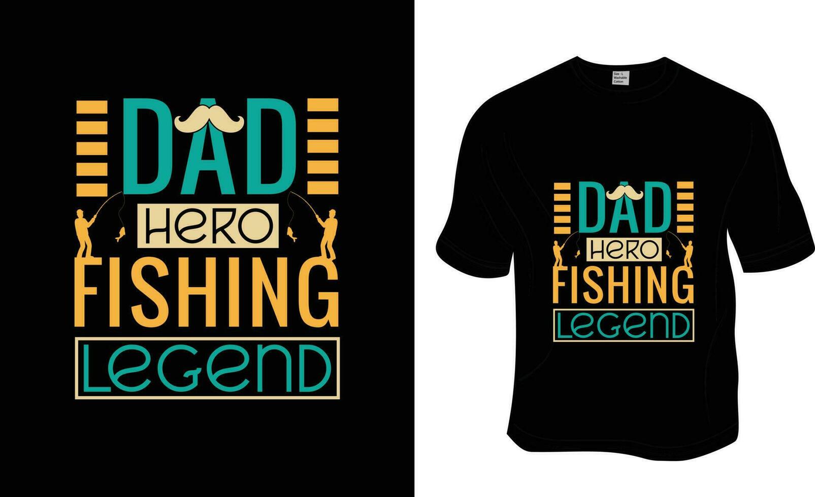 papa héros pêche légende, pêche, du père jour, et papa amoureux T-shirt conception. prêt à impression pour vêtements, affiche, et illustration. moderne, simple, caractères. vecteur