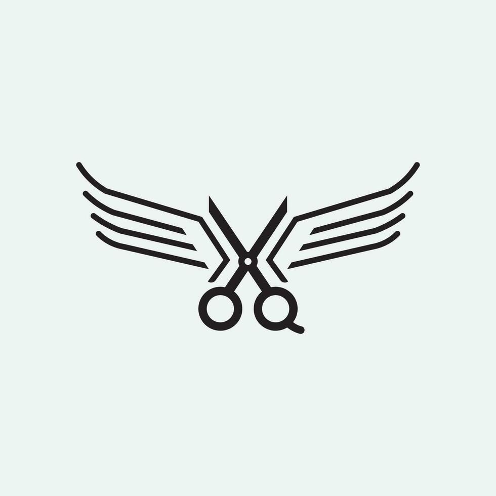 ancien salon de coiffure logo et conception emblèmes Étiquettes, insignes, logos Contexte illustration vecteur