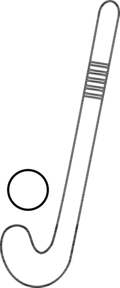 le hockey bâton et Balle icône pour en jouant concept. vecteur