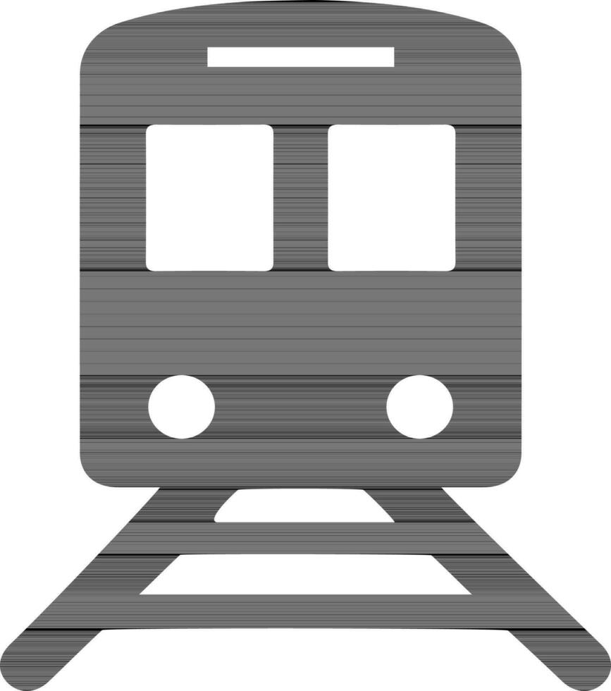 plat illustration de une train. vecteur